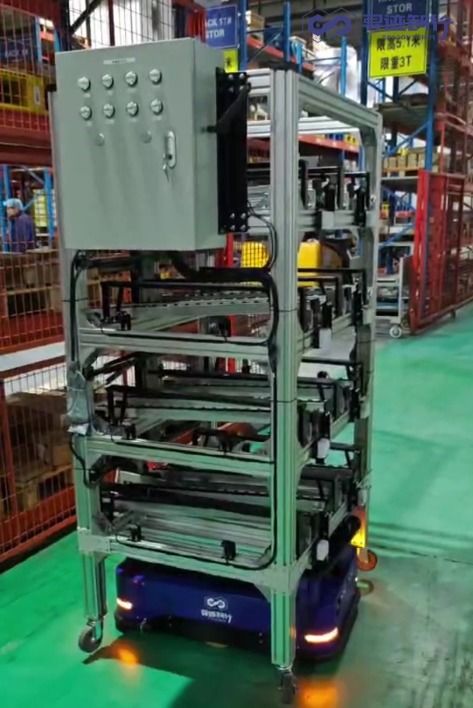 尋跡智行 汽車零部件廠內(nèi)無人搬運應(yīng)用案例